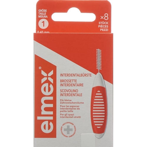 Elmex Interdental Brushes 0.45mm Orange 6 pieces buy online