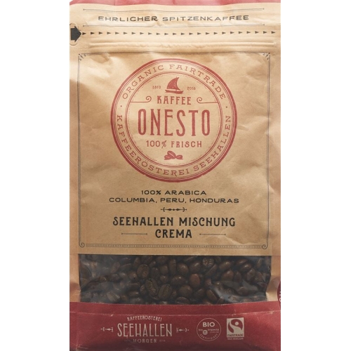 Onesto Kaffeebohnen Seehallen Mischung Beutel 500g buy online