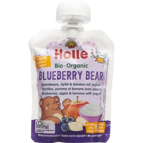 Holle Blueberry Bear Pouchy Heide Apf Ban Jog 85g buy online