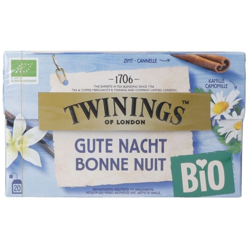 Twinings Gute Nacht Bio 20 Beutel 1.7g buy online