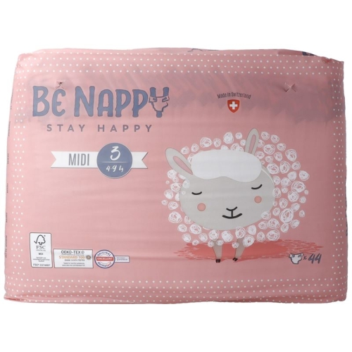 Be Nappy Windeln Grösse 3 4-9kg Midi 44 Stück buy online