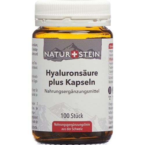 Naturstein Hyaluronsäure Plus Kapseln Glas 100 Stück buy online