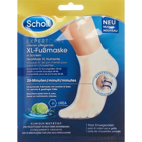 Scholl Expert Care Refreshing Foot Mask XL 1 pair buy online