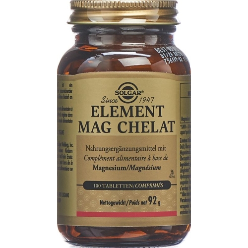 Solgar Element Mag Chelat Tabletten (neu) Flasche 100 Stück buy online