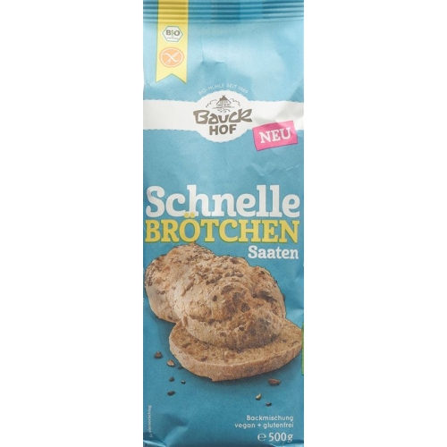 Bauckhof Schnelle Broetchen Saaten Glutenfrei 500 buy online