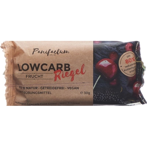 Panifactum Lowcarb Riegel Frucht Glutenfrei 30g buy online