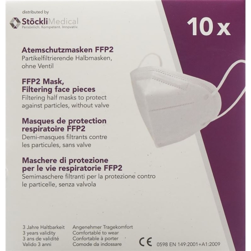 Stoecklimed Atemschutzmaske Ffp2 O Vent Chn 10 Stück buy online