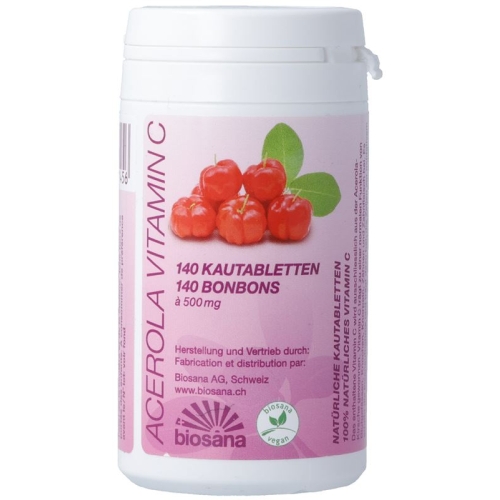 Biosana Acerola Vitamin C Tabletten Dose 140 Stück buy online