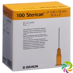 Sterican Nadel 20g 0.90x50mm Gelb Luer 100 Stück