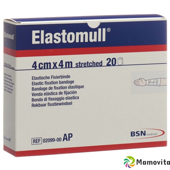 Elastomull Gazebinde Weiss 4mx4cm 20 Stück buy online