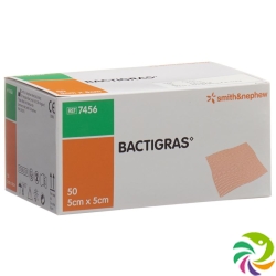 Bactigras Gazeverband 5cmx5cm 50 Beutel