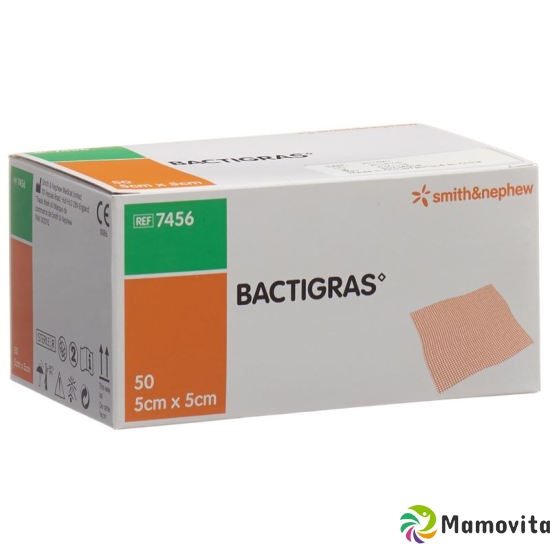 Bactigras Gazeverband 5cmx5cm 50 Beutel buy online