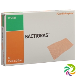 Bactigras Gazeverband 15cmx20cm 10 Beutel