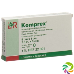 Komprex Schaumgummi Kompressen 9cm x 1cm