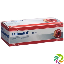 Leukoplast Sticking plaster 9.2mx1.25cm skin coloured 24 pieces