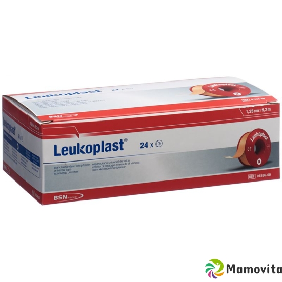 Leukoplast Sticking plaster 9.2mx1.25cm skin coloured 24 pieces buy online