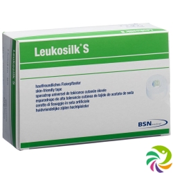 Leukosilk S Heftpflaster 9.2mx2.5cm Weiss 12 Stück