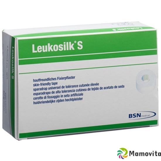 Leukosilk S Heftpflaster 9.2mx2.5cm Weiss 12 Stück buy online