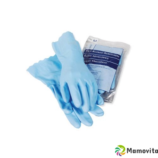 Sanor anti allergy gloves PVC XL blue 1 pair buy online