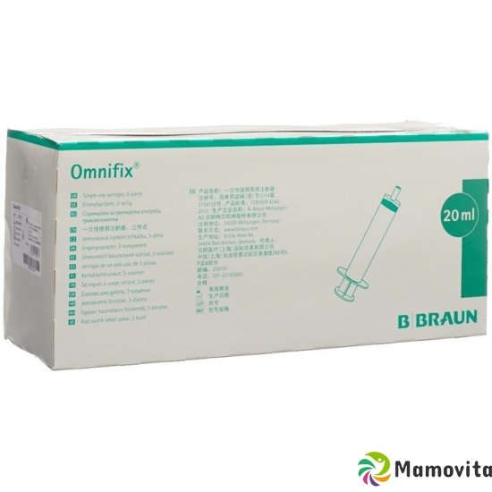 Omnifix Spritze 20ml 100 Stück buy online