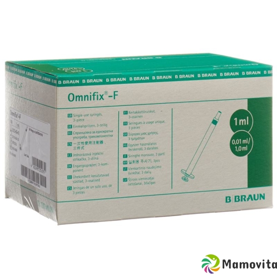 Omnifix-F Tuberkulin Spritze 1ml 100 Stück buy online