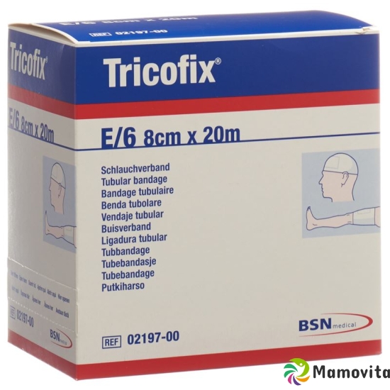 Tricofix Schlauchverband 6-8cm/20m buy online