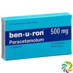 Ben U Ron 500mg 10 Zäpfchen