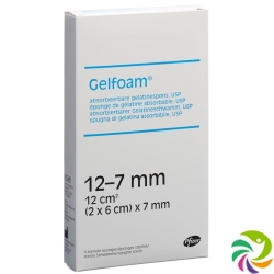 Gelfoam Gelatine Sponges 20x60x7mm 12cm2 4 Stück