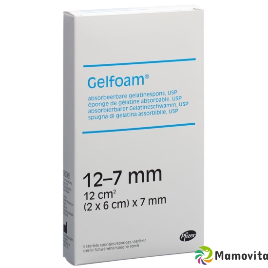 Gelfoam Gelatine Sponges 20x60x7mm 12cm2 4 Stück buy online