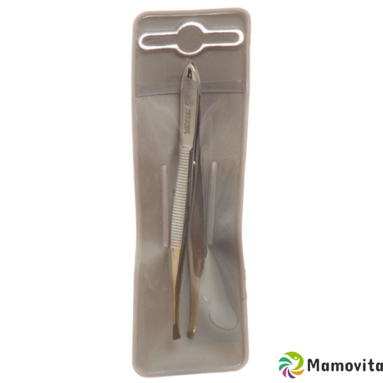 Maltese tweezers slanted Ni/gold 8cm No 9 buy online