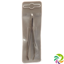 Maltese tweezers Ni narrow curved 8cm No 10