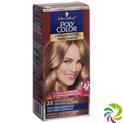 Polycolor Creme Haarfarbe 35 Mittelblond 90ml