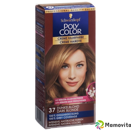 Polycolor Creme Haarfarbe 37 Dunkelblond 90ml buy online