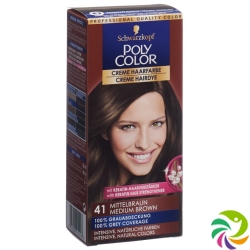 Polycolor Creme Haarfarbe 41 Mittelbraun 90ml