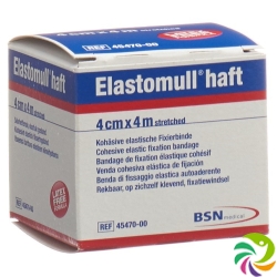 Elastomull Haft Gazebinde Weiss 4mx4cm Rolle