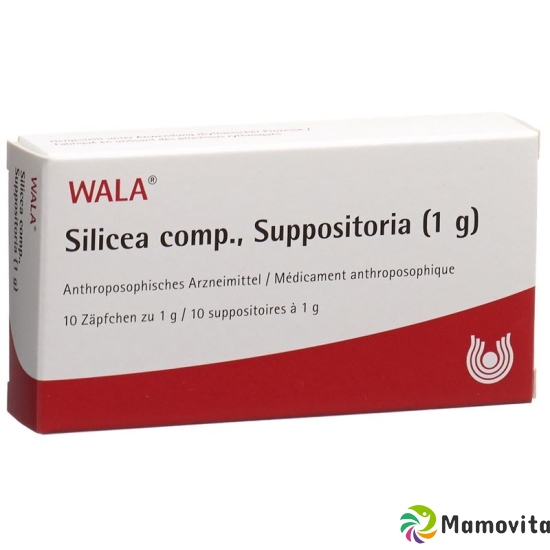 Wala Silicea Comp Zäpfchen Kind 10x 1g buy online