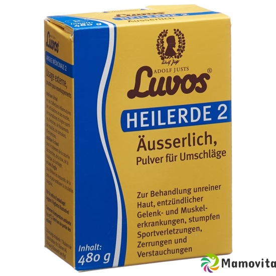 Luvos Heilerde Nummer 2 Pulver Äusserlich 480g buy online