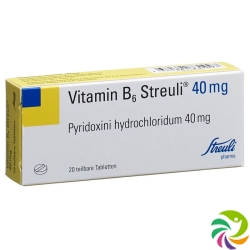 Vitamin B6 Streuli Tabletten 40mg 20 Stück