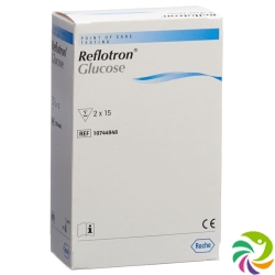 REFLOTRON glucose test strips 2 x 15 pcs