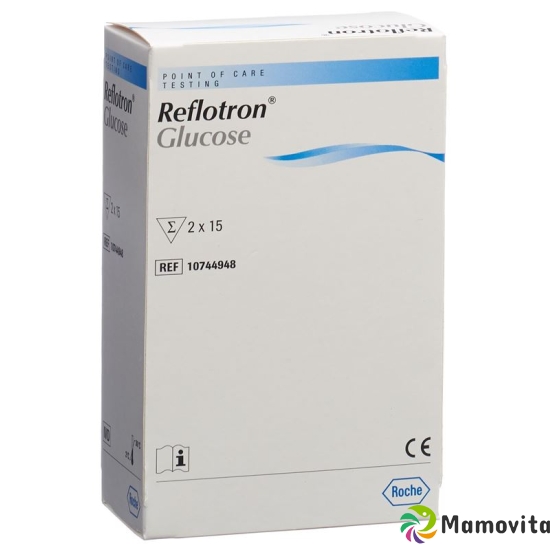 REFLOTRON glucose test strips 2 x 15 pcs buy online