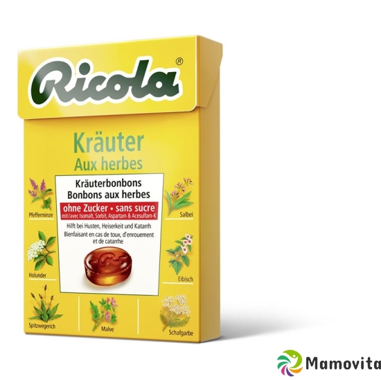 Ricola Kräuter Kräuterbonbons ohne Zucker 50g buy online