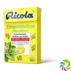 Ricola Zitronenmelisse Kräuterbonbons ohne Zucker Box 50g