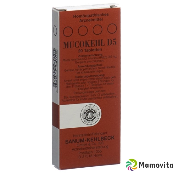 Mucokehl Tabletten D 5 20 Stück buy online