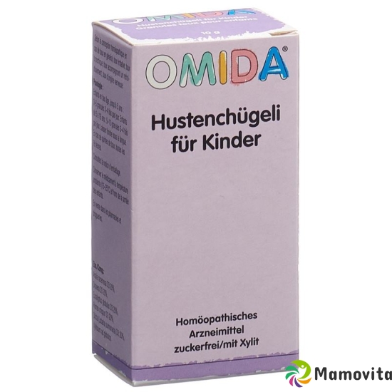 Omida Hustenchuegeli Kind ohne Zucker 10g buy online