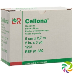 Cellona Gipsbinden 2.75mx5cm Feincremig 12 Stück