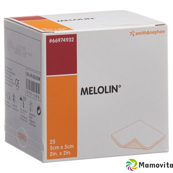 Melolin Wundkompressen 5x5cm Steril 25 Beutel buy online