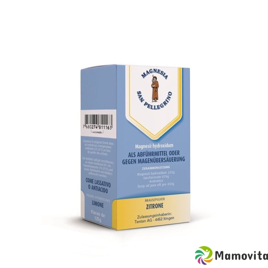 Magnesia S Pellegrin Brausepulver Zitrone 125g buy online