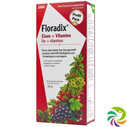 Floradix vitamins + organic iron Juice bottle 700ml