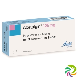 Acetalgin 125mg 10 Zäpfchen