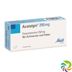 Acetalgin 250mg 10 Zäpfchen